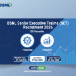 BSNL Senior Executive Trainee Recruitment 2026