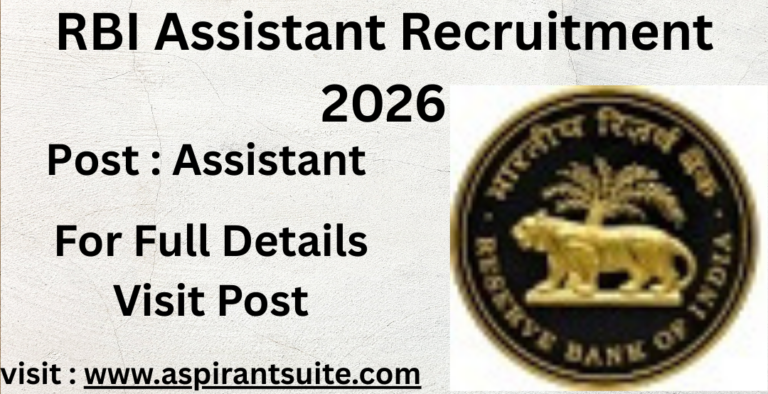 RBI Recruitment 2026
